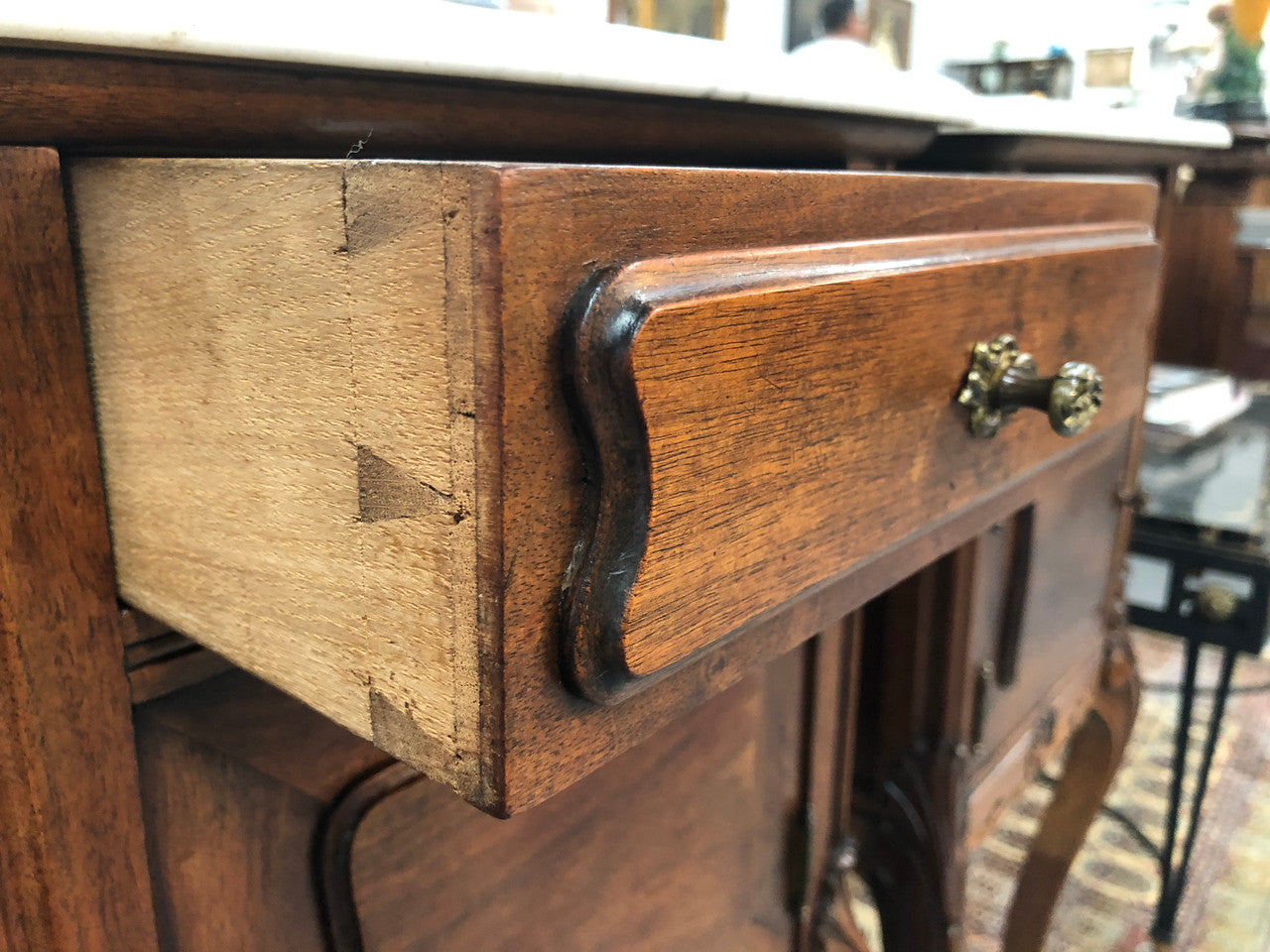 Beautiful pair of French walnut Bedside cabinets | Antique & Vintage | Moonee Ponds Antiques | Australia Wide Delivery