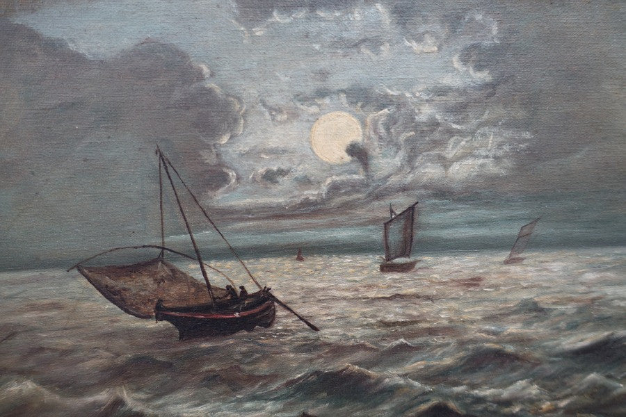 Edwardian Oil Painting | Antique & Vintage | Moonee Ponds Antiques | Australia Wide Delivery