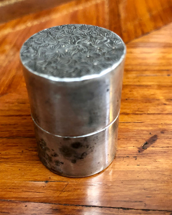 Rare Antique Australian Silver Vesta Case With Original Matches