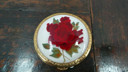 Vintage Floral Compact | Antique & Vintage | Moonee Ponds Antiques | Australia Wide Delivery