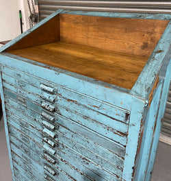 Fabulous Vintage Rustic Printers Drawers | Antique & Vintage | Moonee Ponds Antiques | Australia Wide Delivery