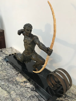 French Art Deco Archer Sculpture | Antique & Vintage | Moonee Ponds Antiques | Australia Wide Delivery