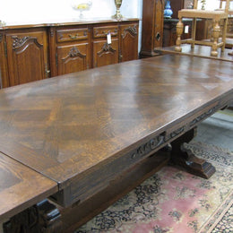 French Oak Dining Table