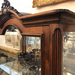 Superb French Oak Vitrine
