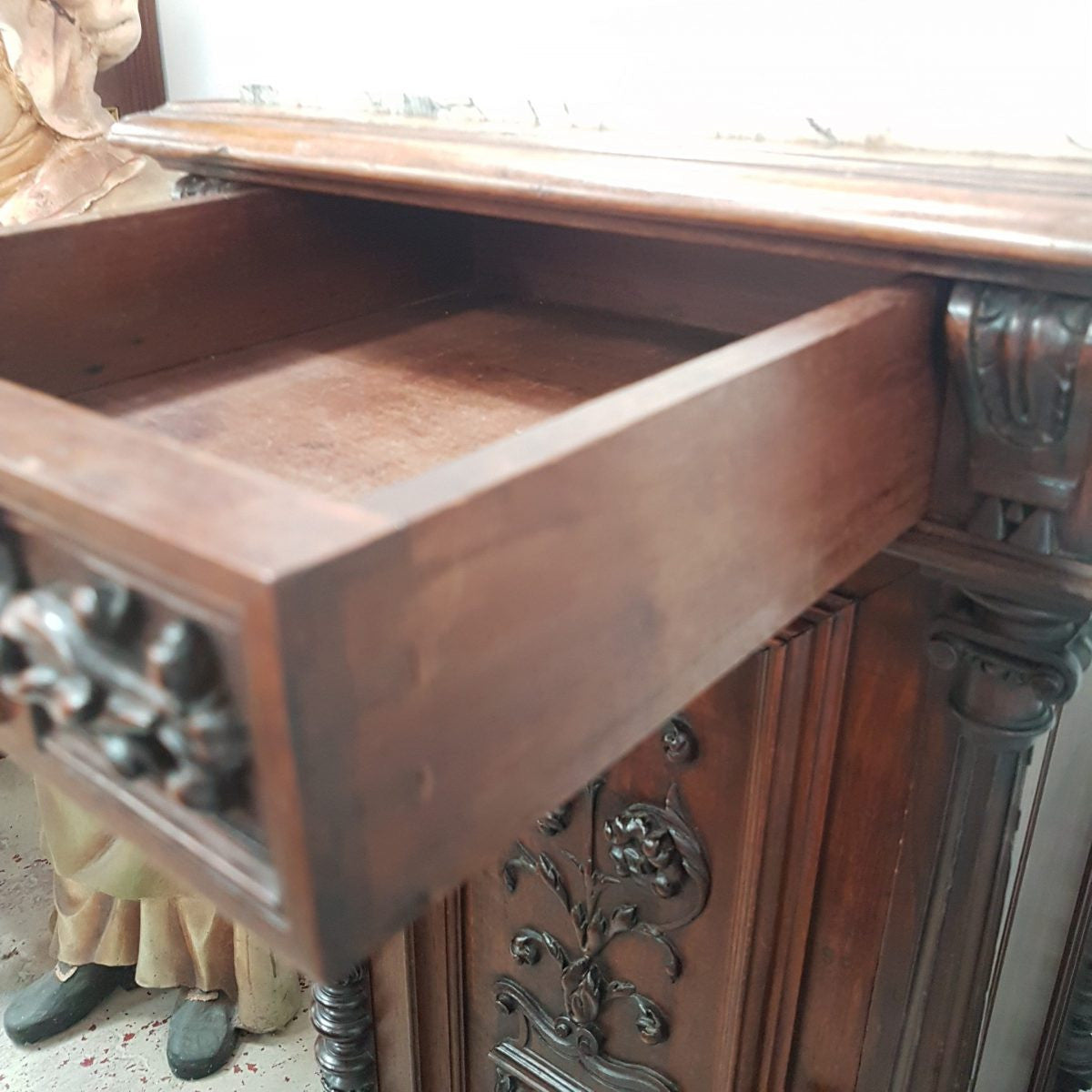 French Ornate Bedside Cabinet | Antique & Vintage | Moonee Ponds Antiques | Australia Wide Delivery