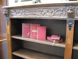 Large French Henry II Style Oak Bookcase | Antique & Vintage | Moonee Ponds Antiques | Australia Wide Delivery