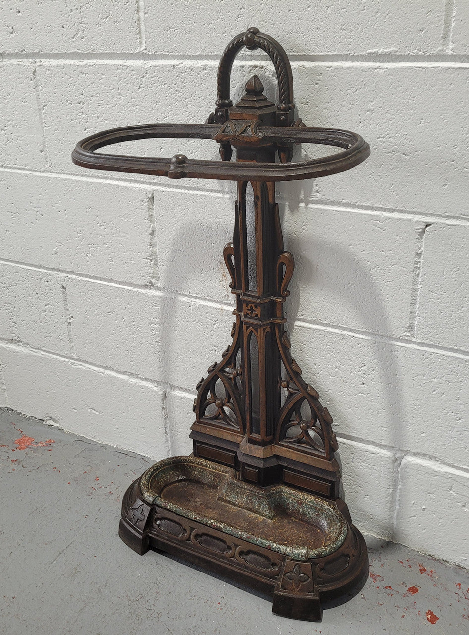 Victorian Gothic Style Cast Iron Umbrella Stand | Antique & Vintage | Moonee Ponds Antiques | Australia Wide Delivery