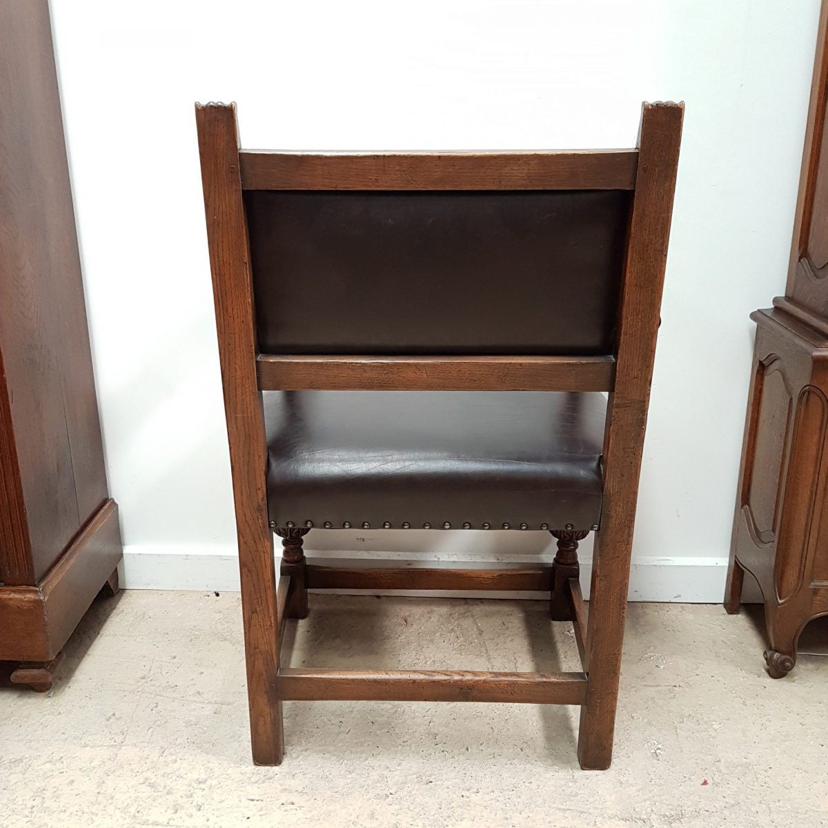 Set Of Ten Tudor Style Dining Chairs