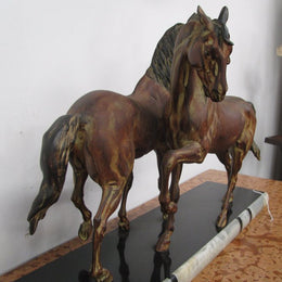 French Art Deco Horse Statue