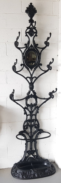 Highly Decorative French Antique Painted Cast Iron Hallstand | Antique & Vintage | Moonee Ponds Antiques | Australia Wide Delivery