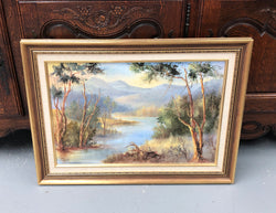 Framed Australian Oil on Board | Antique & Vintage | Moonee Ponds Antiques | Australia Wide Delivery