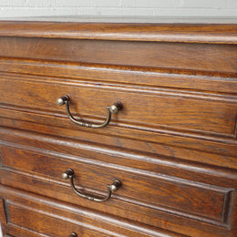 Fabulous French Oak Set Of Six Drawers