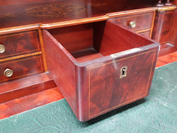French Flame Mahogany Secretaire a Abattant | Antique & Vintage | Moonee Ponds Antiques | Australia Wide Delivery