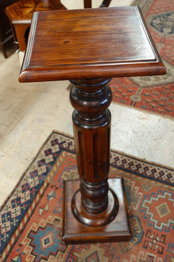 Edwardian Huon Pine Pedestal | Antique & Vintage | Moonee Ponds Antiques | Australia Wide Delivery
