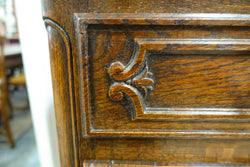 French Provincial Single Door Oak Buffet | Antique & Vintage | Moonee Ponds Antiques | Australia Wide Delivery