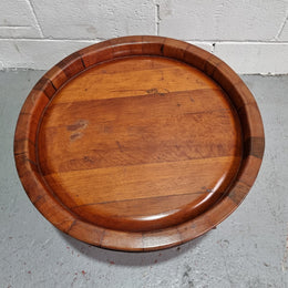 Vintage Hand Crafted barrel coffee table. It has been sourced locally and is in good original condition.