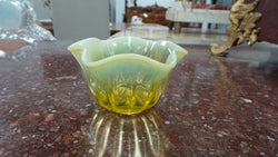 Vaseline glass bowl | Antique & Vintage | Moonee Ponds Antiques | Australia Wide Delivery