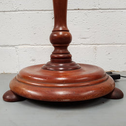 Antique Oak Standard Lamp