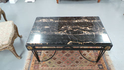 Stunning Portoro Marble Coffee Table | Antique & Vintage | Moonee Ponds Antiques | Australia Wide Delivery