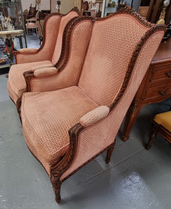 Pair of Antique Louis XVI th Style Bergere Chairs | Antique & Vintage | Moonee Ponds Antiques | Australia Wide Delivery