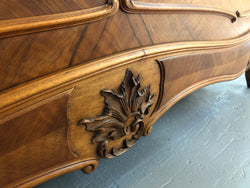 Antique French Walnut Louis XV Style Queen Size Bed | Antique & Vintage | Moonee Ponds Antiques | Australia Wide Delivery