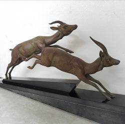 French Art Deco Deer Sculpture-2 | Antique & Vintage | Moonee Ponds Antiques | Australia Wide Delivery