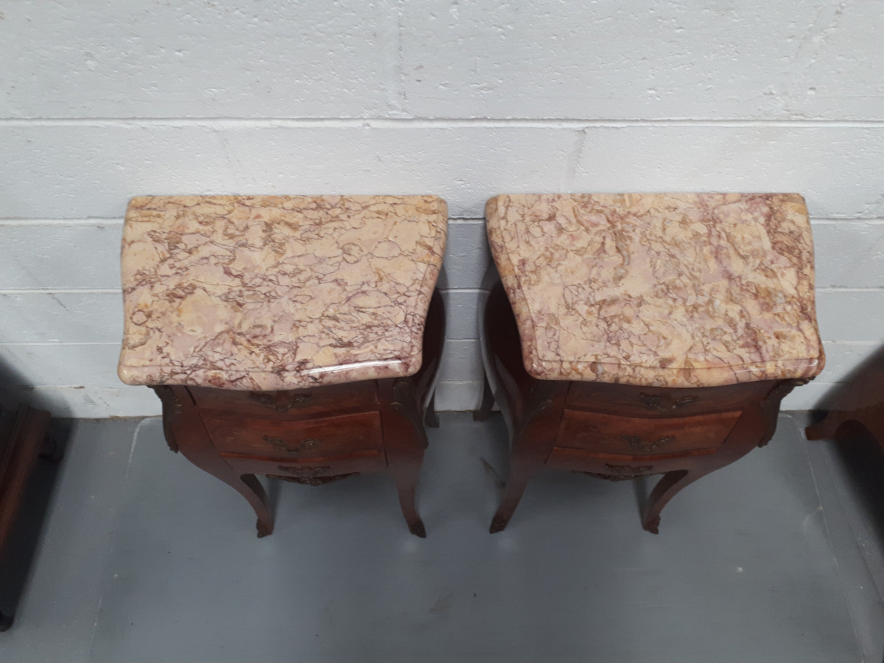 Pair Of French Louis XV Style Miniature Commode Bedsides | Antique & Vintage | Moonee Ponds Antiques | Australia Wide Delivery