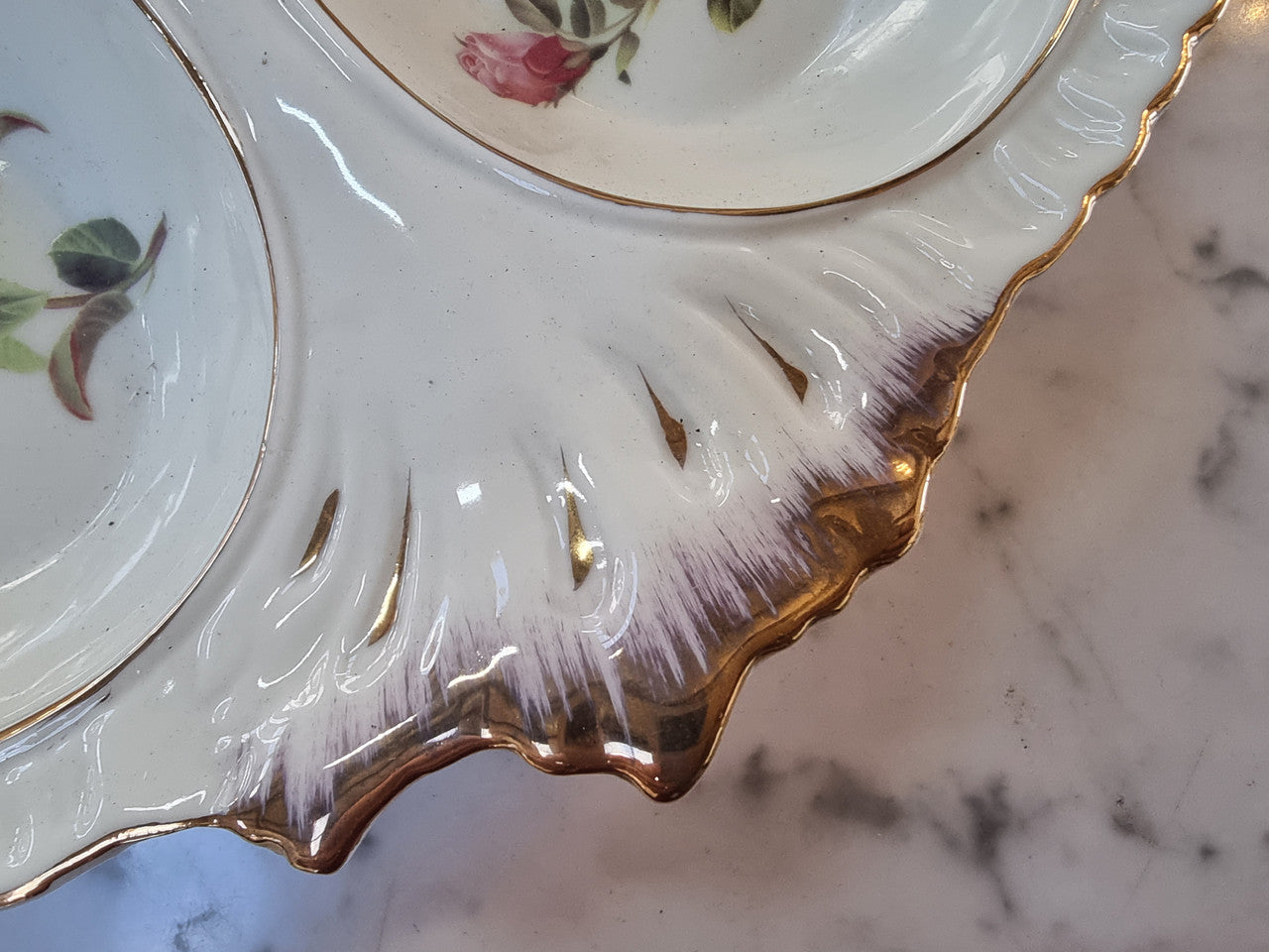 Rosenthal Charger Plate With Pattern & Gold Edge