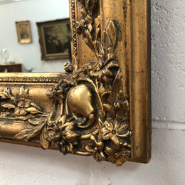 A Rare Early 19th Century French Easy To Place Mirror