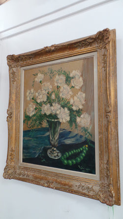 Floral Oil on Canvas-1 | Antique & Vintage | Moonee Ponds Antiques | Australia Wide Delivery
