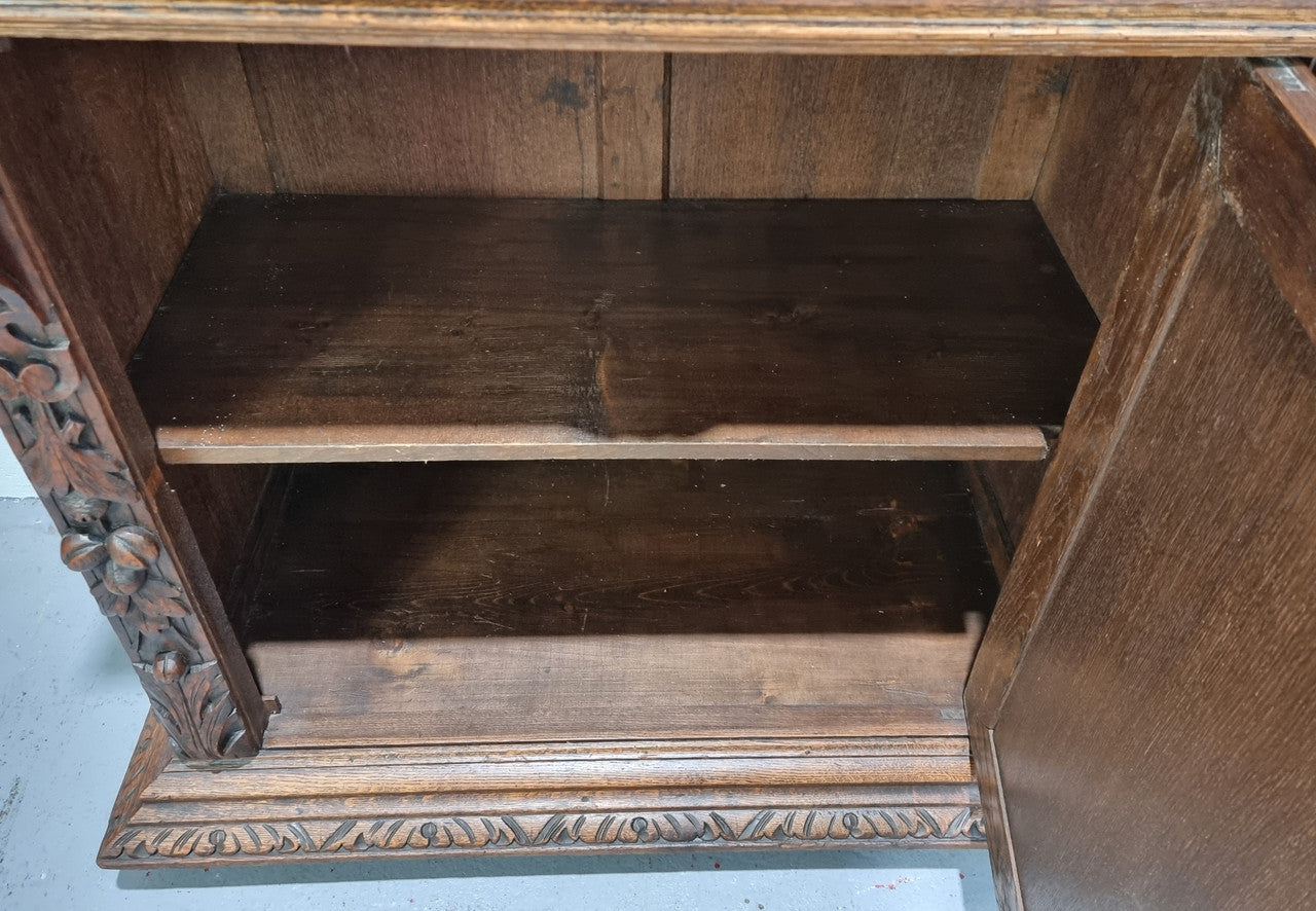 19th Century French Oak Gothic Style Cabinet | Antique & Vintage | Moonee Ponds Antiques | Australia Wide Delivery