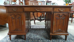 Stunning French Oak Desk | Antique & Vintage | Moonee Ponds Antiques | Australia Wide Delivery