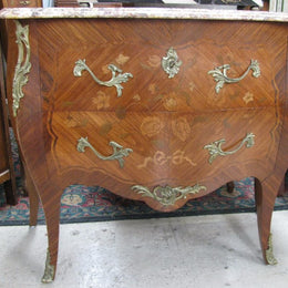 French Marquetry Inlaid Commode