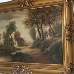 Oil On Canvas Painting