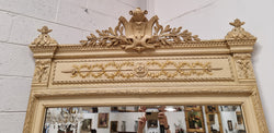 French 19th Century Napoleon III Style Grand Painted & Gilded Mirror | Antique & Vintage | Moonee Ponds Antiques | Australia Wide Delivery
