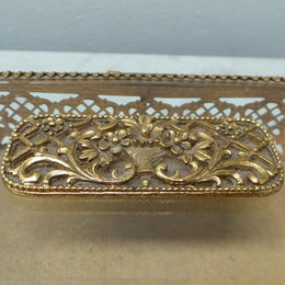 Gilt Filigree Jewellery Box