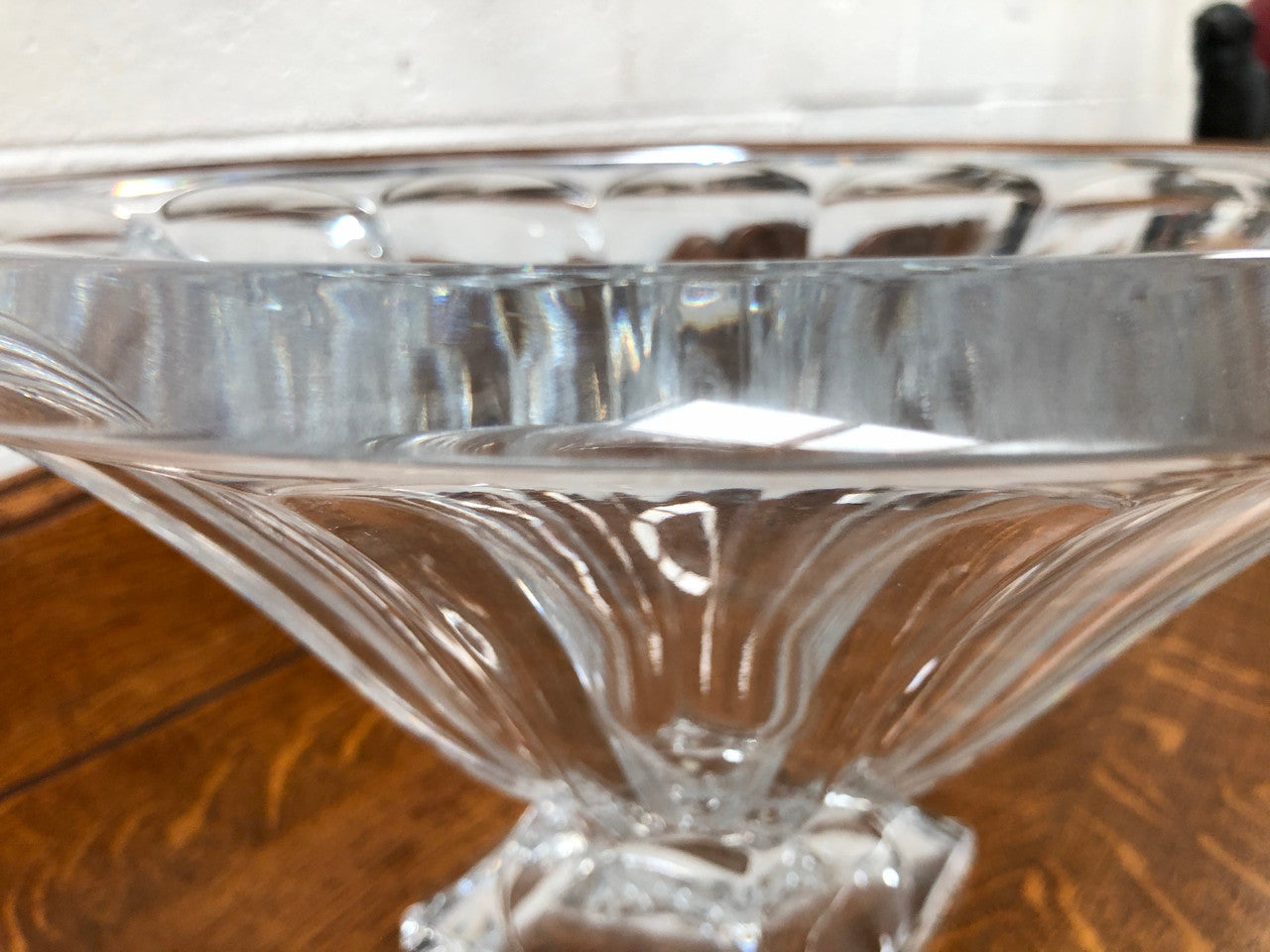 Beautiful Bohemian Crystal Fruit Bowl | Antique & Vintage | Moonee Ponds Antiques | Australia Wide Delivery