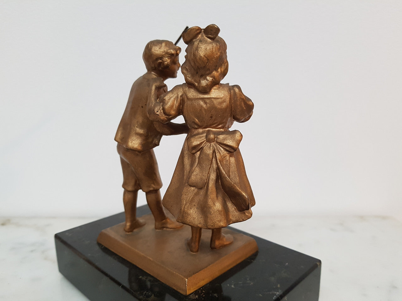 Spelter and Marble Figurines