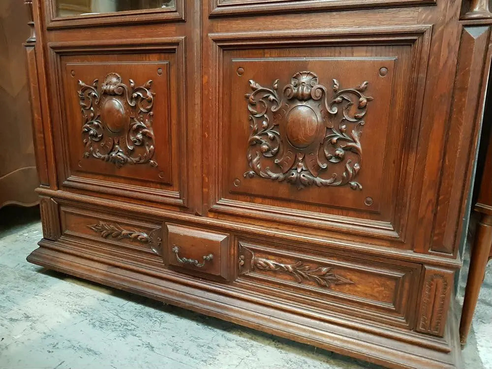French Oak Henry II Bookcase | Antique & Vintage | Moonee Ponds Antiques | Australia Wide Delivery