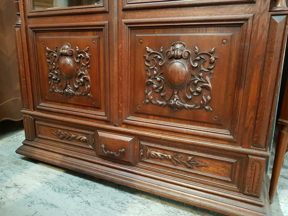 French Oak Henry II Bookcase