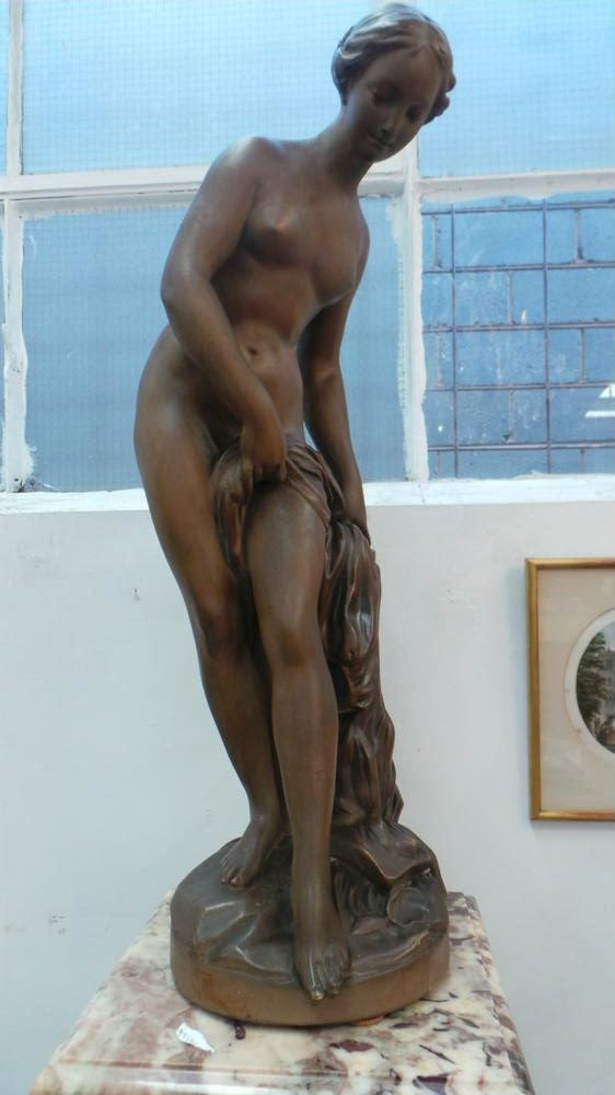 French Terracotta Statue