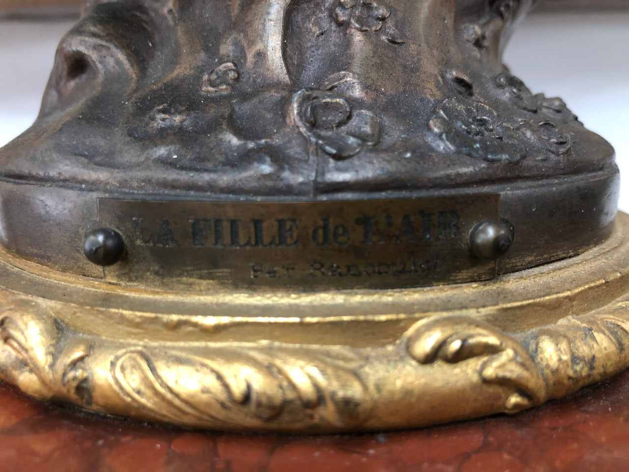 Antique French Bronzed Mantle Clock | Antique & Vintage | Moonee Ponds Antiques | Australia Wide Delivery
