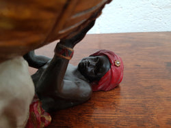 Vintage Hand Painted Blackamoor Comport | Antique & Vintage | Moonee Ponds Antiques | Australia Wide Delivery