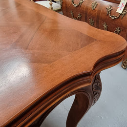 Louis XV Style Parquetry Top Extension Table
