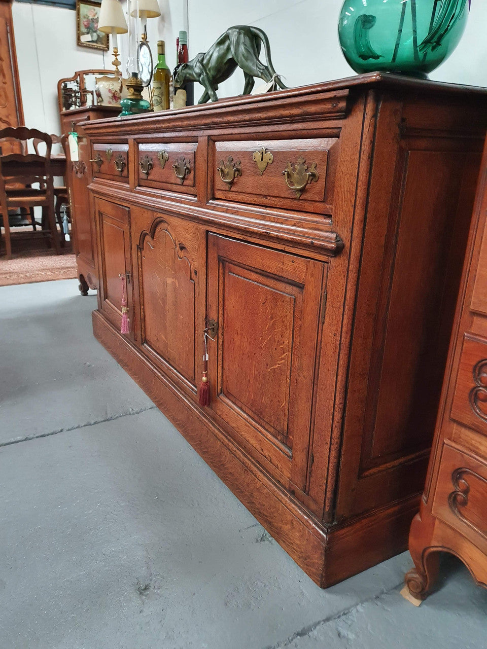 18th Century English Dresser Base | Antique & Vintage | Moonee Ponds Antiques | Australia Wide Delivery