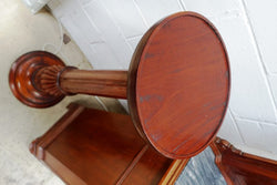 Mahogany Pedestal | Antique & Vintage | Moonee Ponds Antiques | Australia Wide Delivery