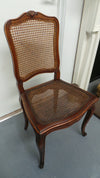 Set Of Six French Oak Chairs With Cane Seat And Back | Antique & Vintage | Moonee Ponds Antiques | Australia Wide Delivery