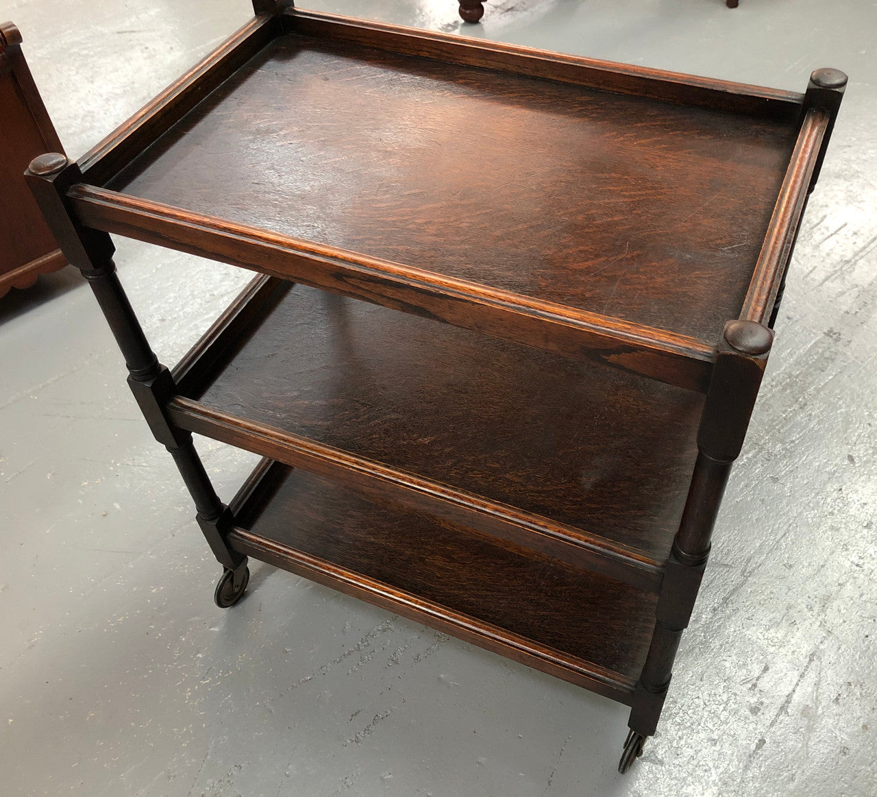 Lovely Oak Drinks Trolley | Antique & Vintage | Moonee Ponds Antiques | Australia Wide Delivery