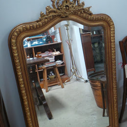 Large French Napoleon III Mirror