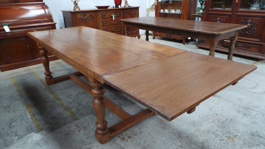 French Oak Dining Extension Table